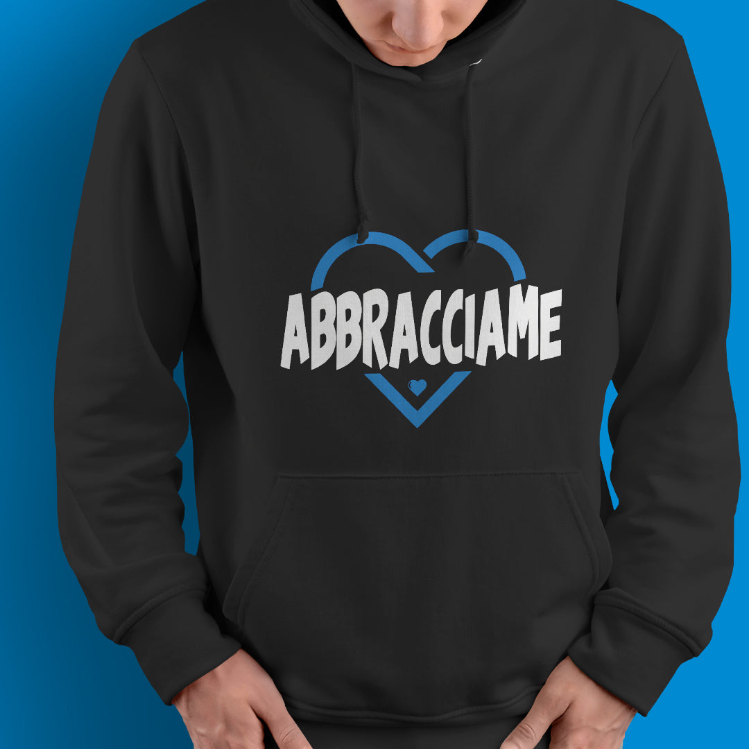 Felpa con cappuccio "Abbracciame"