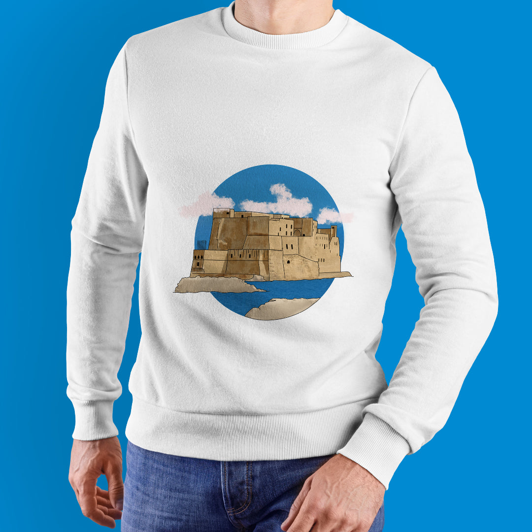 Felpa girocollo "Castel dell'Ovo"