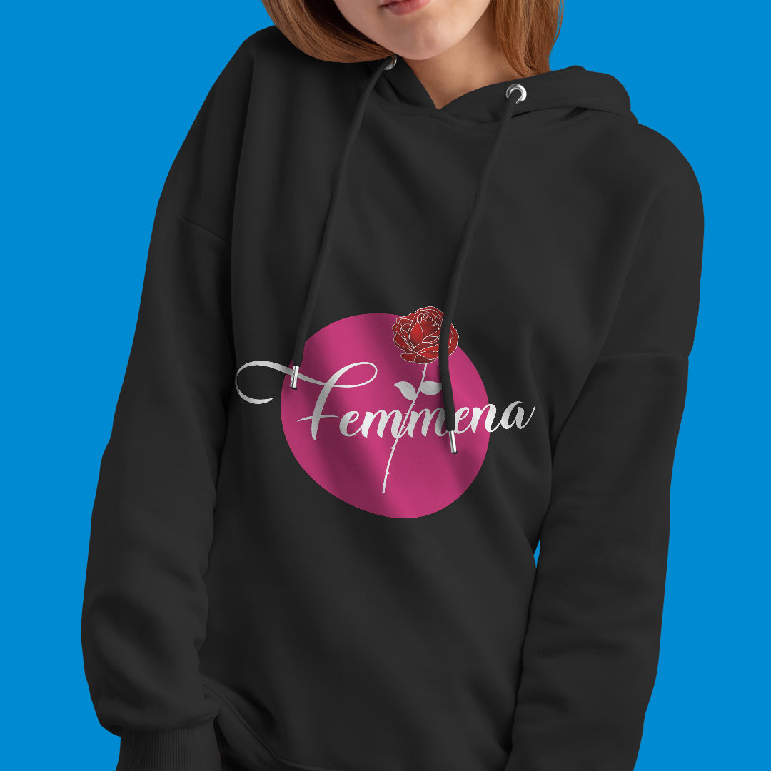 Felpa con cappuccio "Femmena"