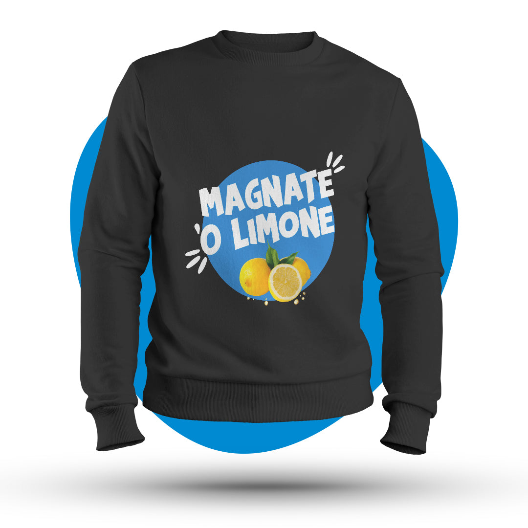 Felpa girocollo "Magnate o' limone"