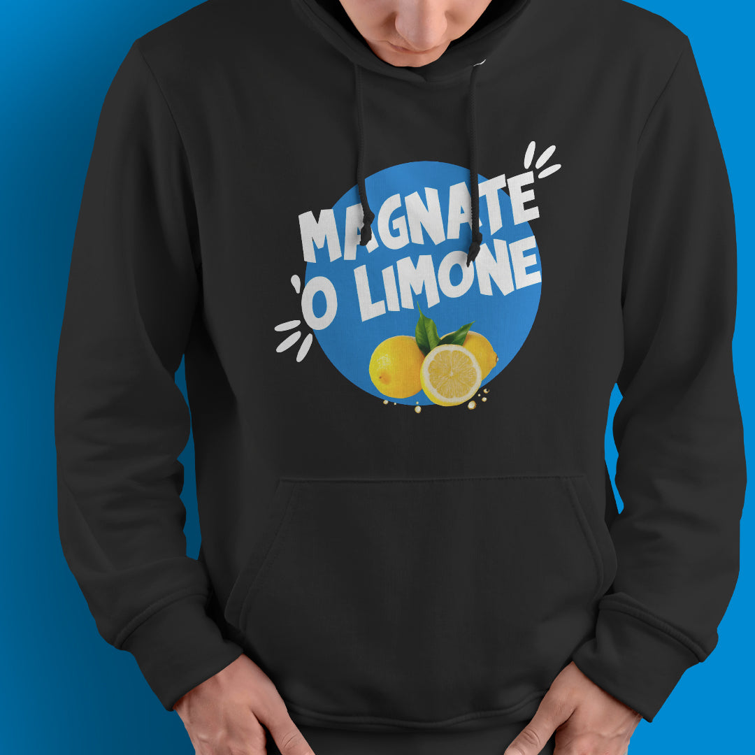 Felpa con cappuccio "Magnate o' limone"