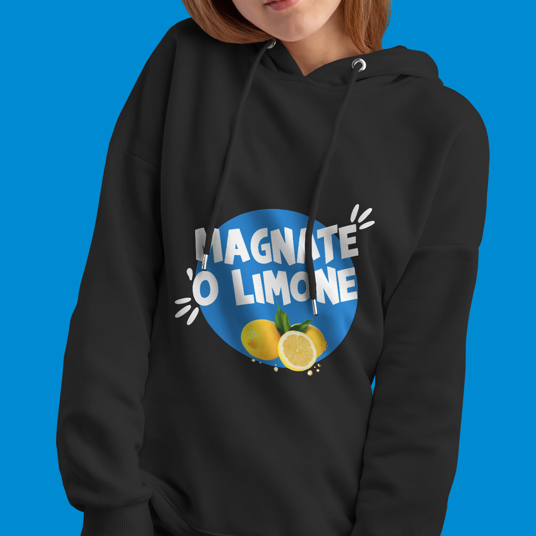 Felpa con cappuccio "Magnate o' limone"