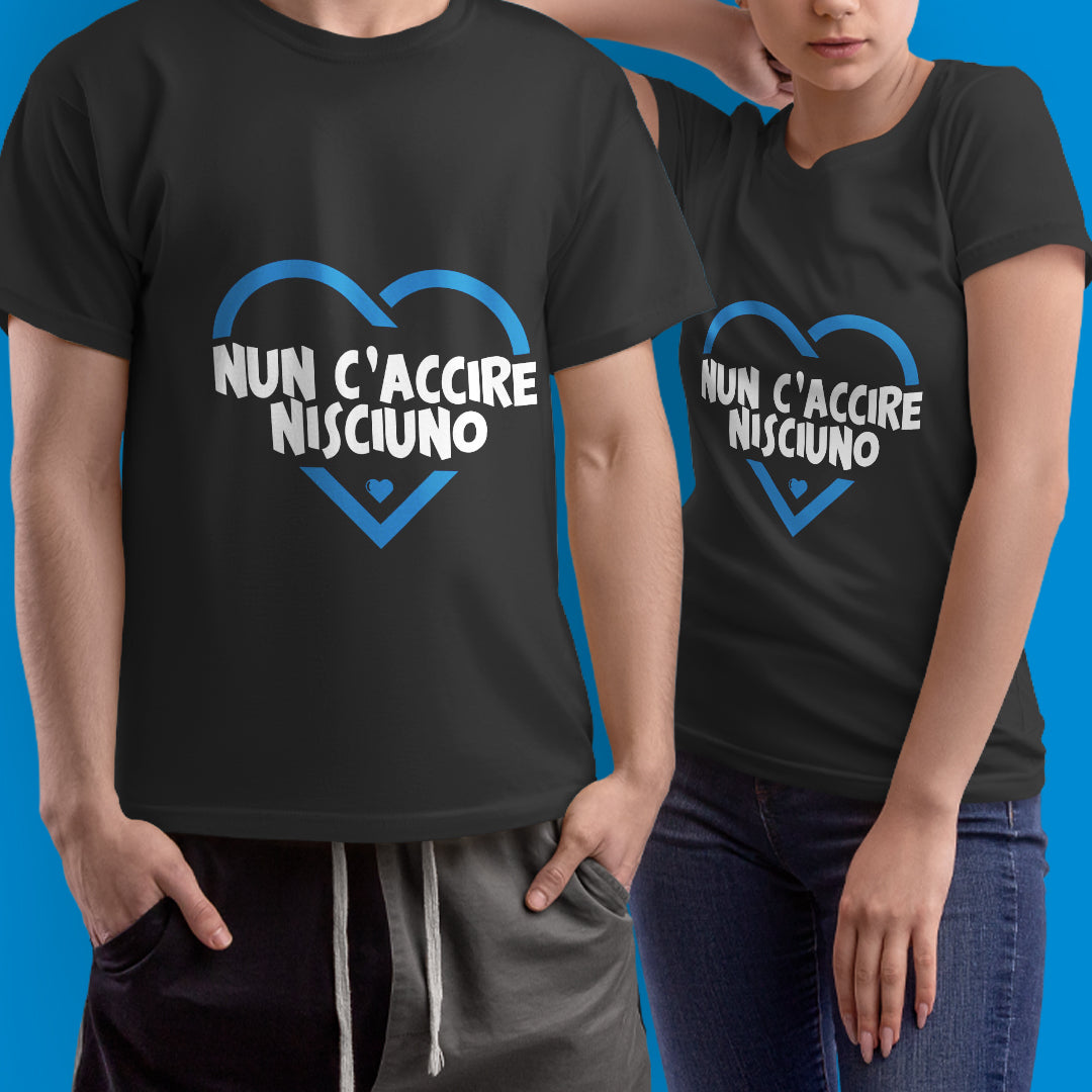Maglia mezza manica "Nun c'accire nisciuno"