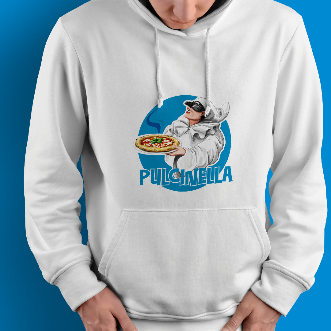 Felpa con cappuccio "Pulcinella"