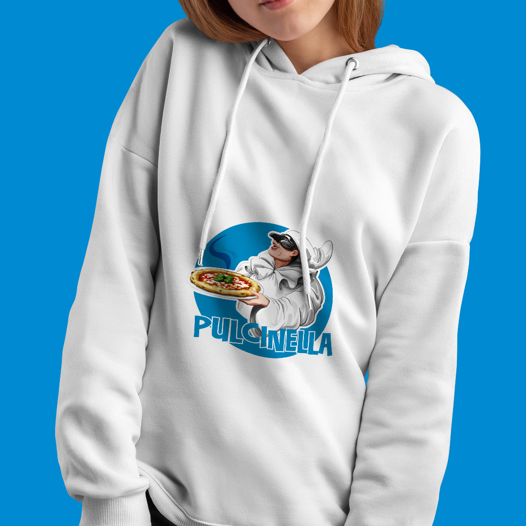 Felpa con cappuccio "Pulcinella"