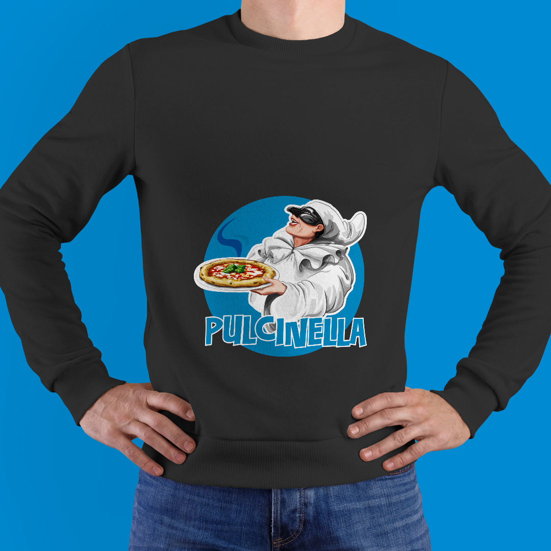 Felpa girocollo "Pulcinella"