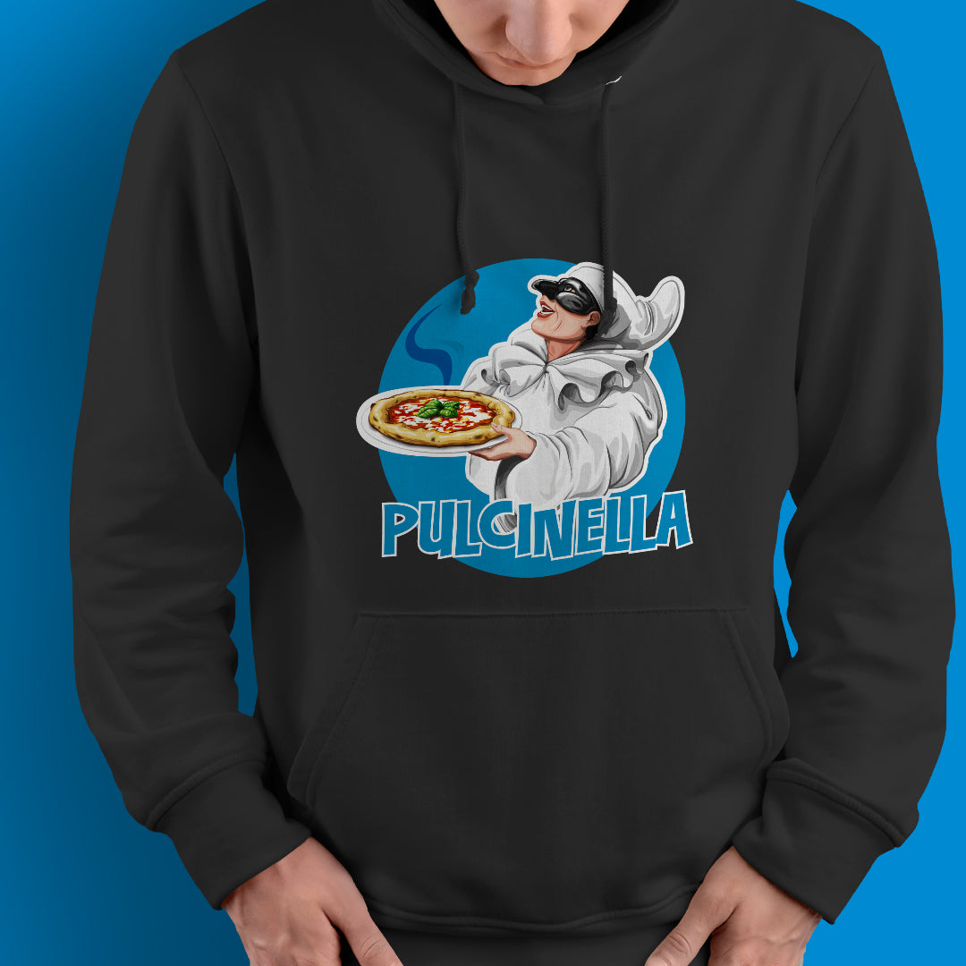 Felpa con cappuccio "Pulcinella"