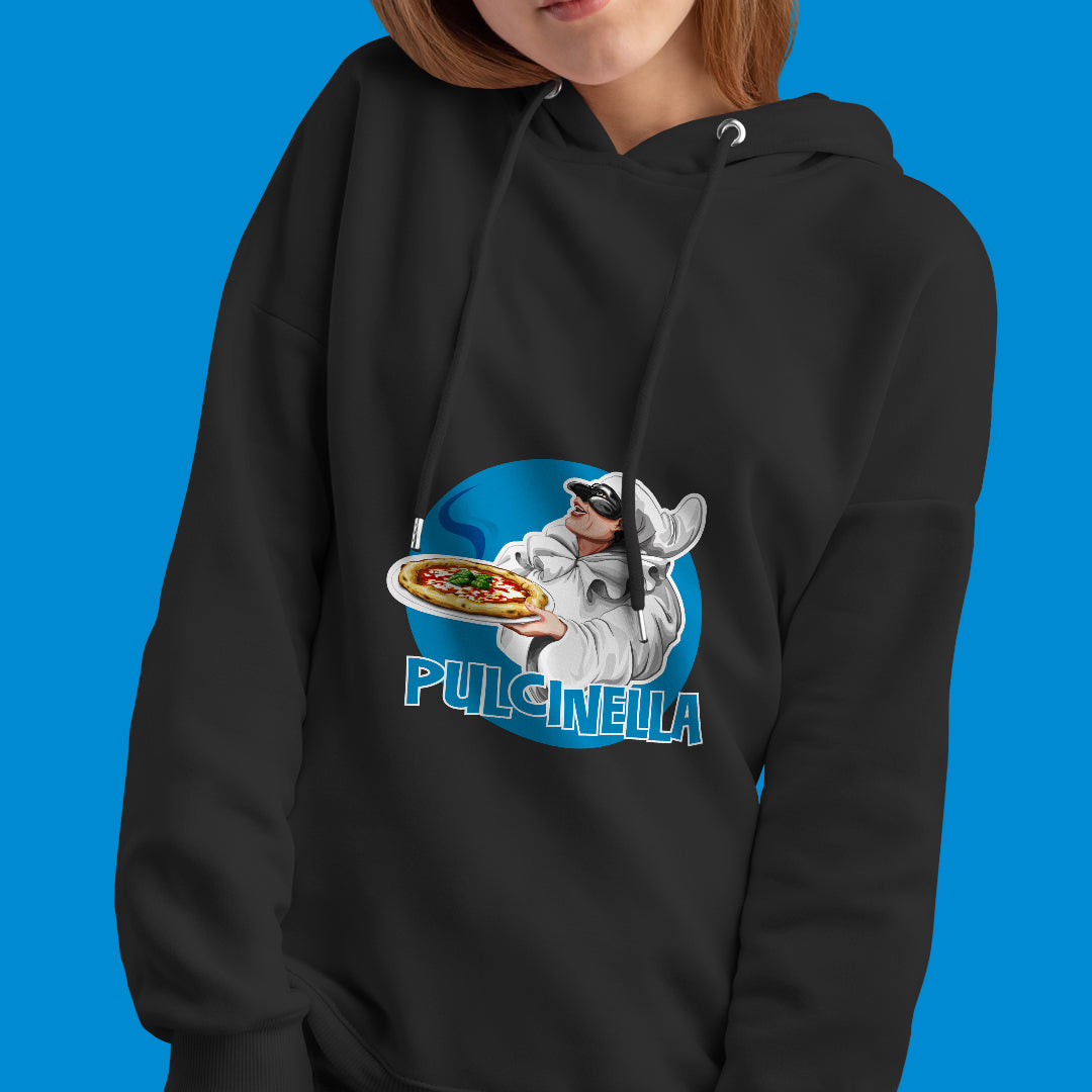 Felpa con cappuccio "Pulcinella"