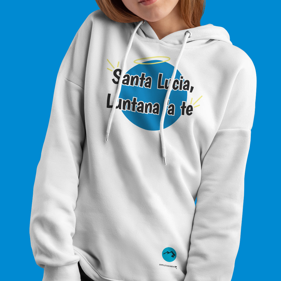 Felpa con cappuccio "Santa Lucia"
