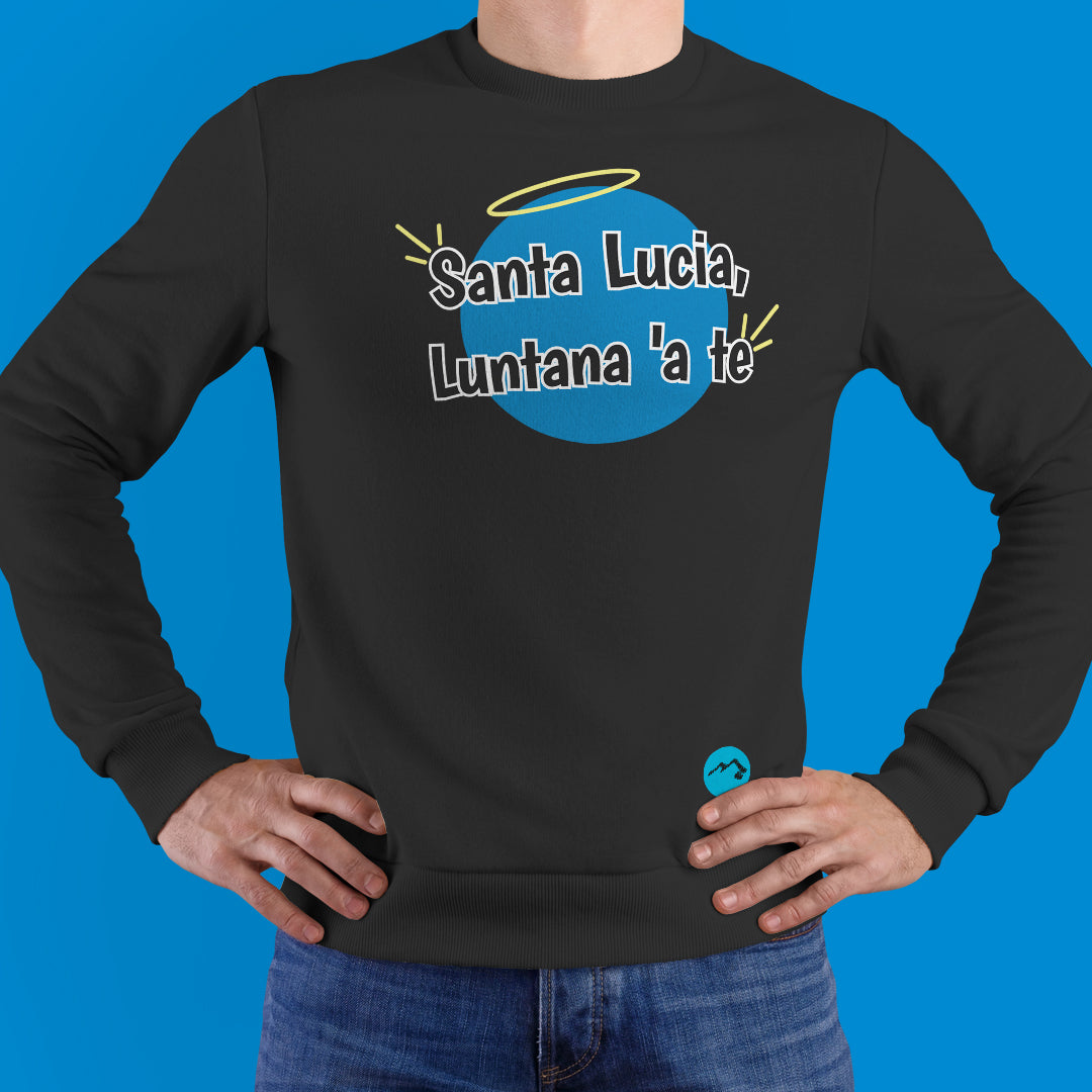 Felpa girocollo "Santa Lucia"