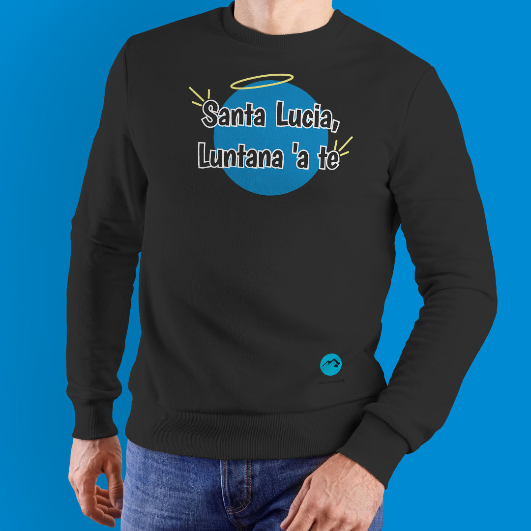 Felpa girocollo "Santa Lucia"