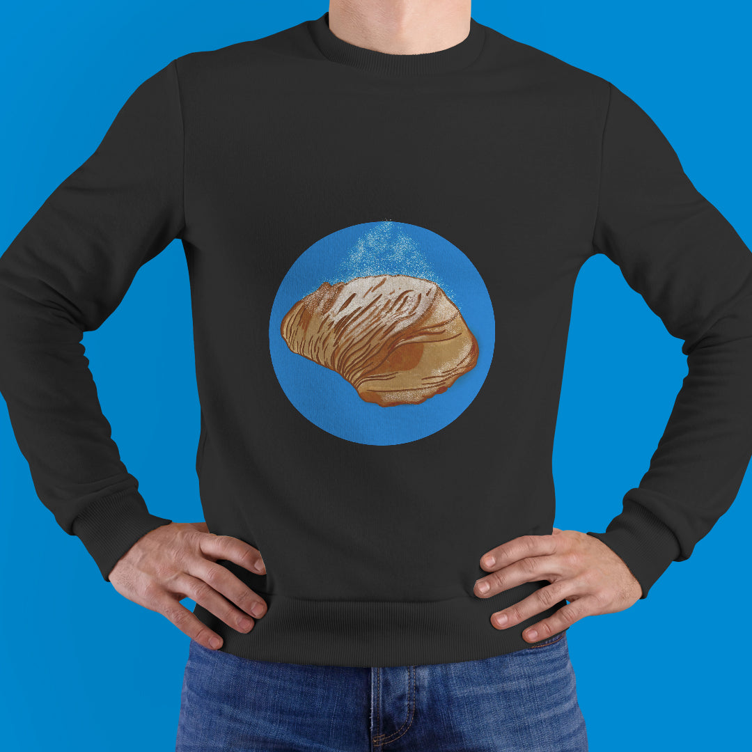 Felpa girocollo "Sfogliatella"