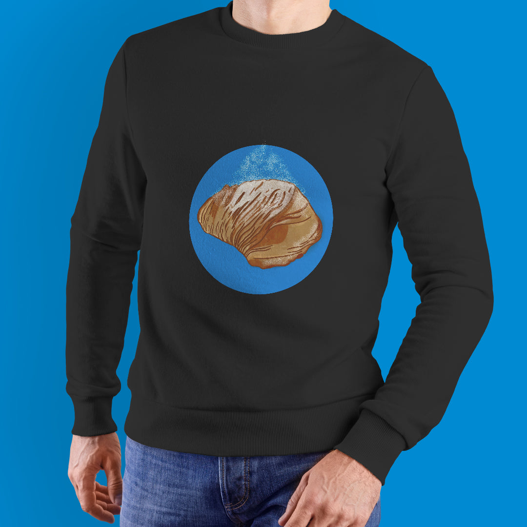 Felpa girocollo "Sfogliatella"