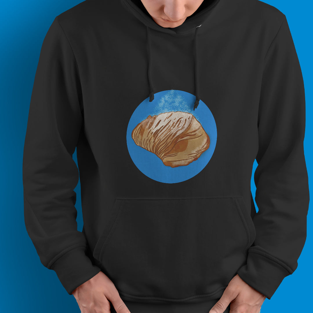 Felpa con cappuccio "Sfogliatella"