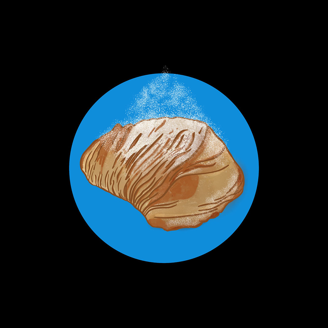 Felpa girocollo "Sfogliatella"