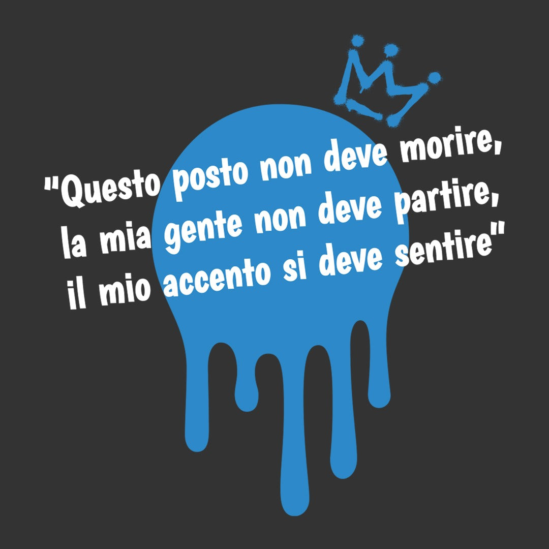 Maglia mezza manica "Nu juorno buono"