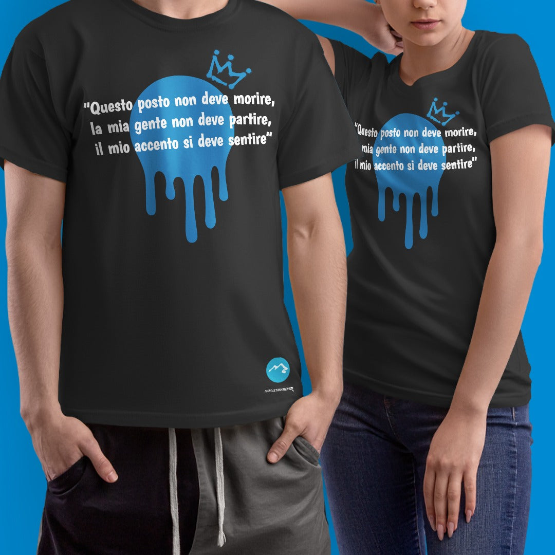 Maglia mezza manica "Nu juorno buono"