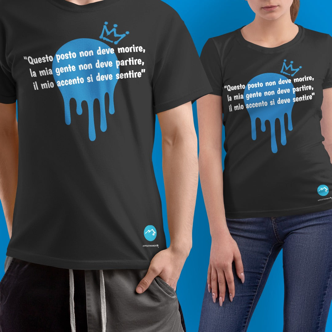 Maglia mezza manica "Nu juorno buono"
