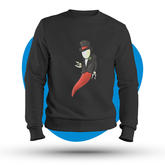 Felpa girocollo "Corno napoletano"