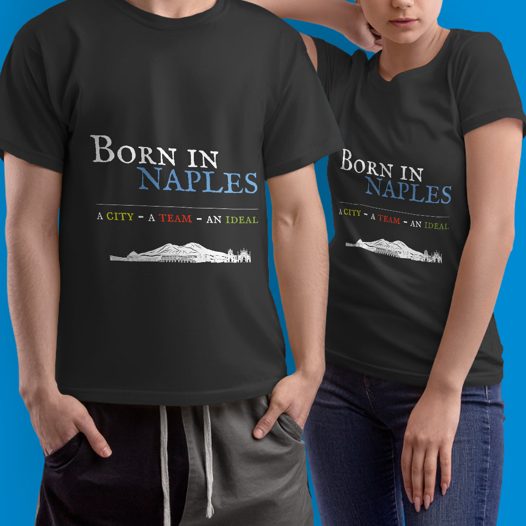 T-Shirt Born in Naples – Maglia Streetwear Napoletana