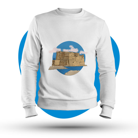 Felpa girocollo "Castel dell'Ovo"