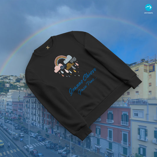 Felpa girocollo "Quanno chiove" dedica a Pino Daniele