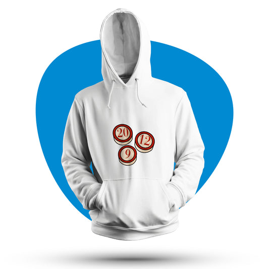 Felpa numeri tombola napoletana con cappuccio felpa napoli