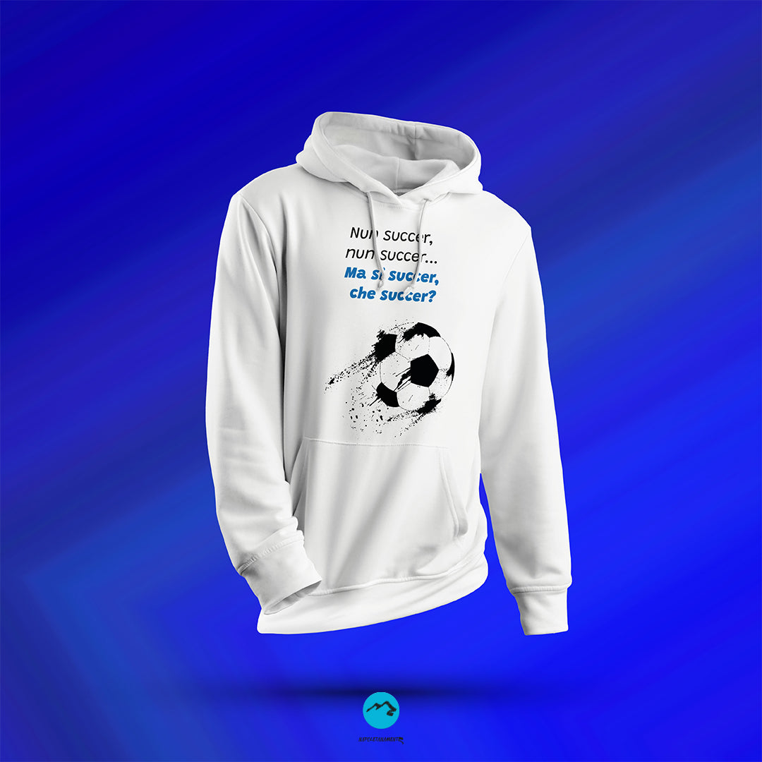 Felpa scudetto Napoli con cappuccio