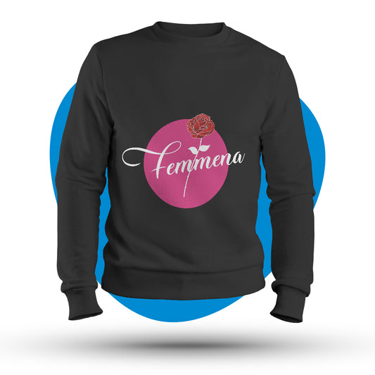 Felpa girocollo "Femmena"