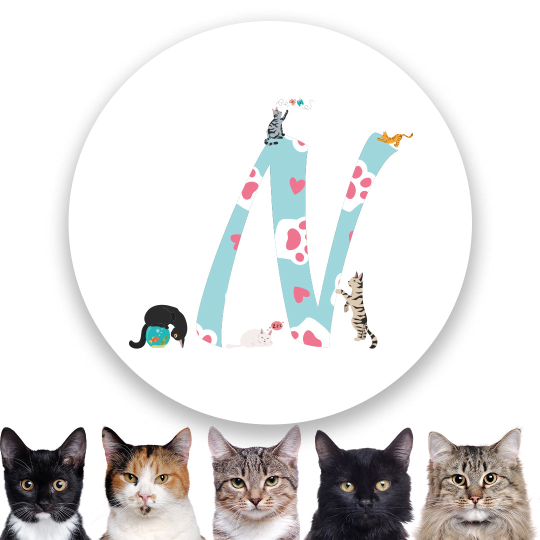 Maglia mezza manica fantasia animalier "Cat"