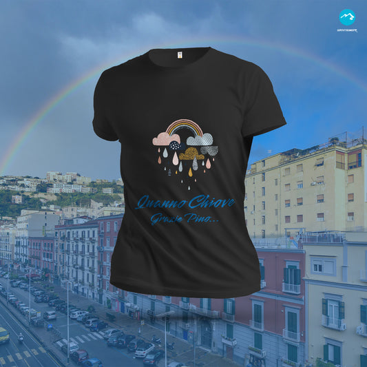 Maglia mezza manica "Quanno chiove" dedica a Pino Daniele