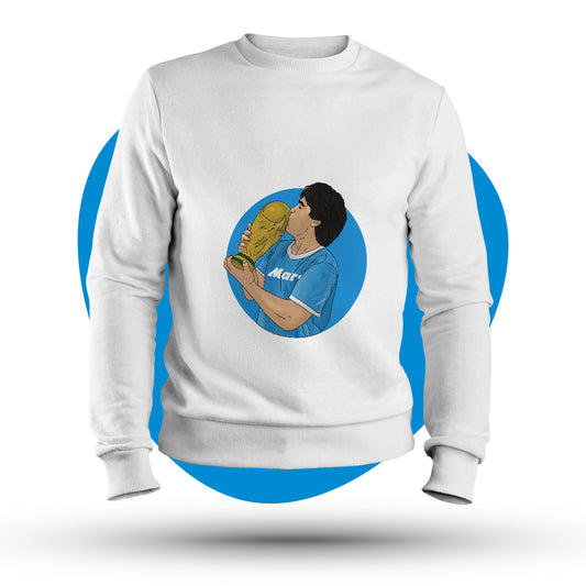 Felpa girocollo "Maradona"