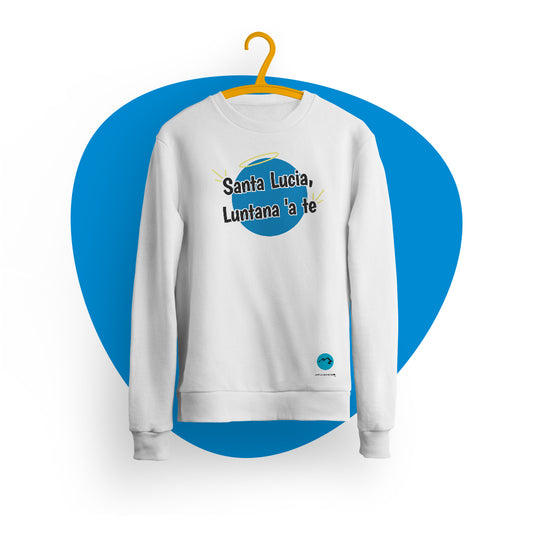 Felpa girocollo "Santa Lucia"