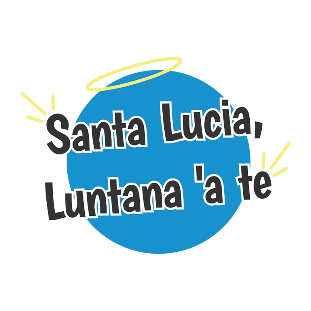 Felpa con cappuccio "Santa Lucia"