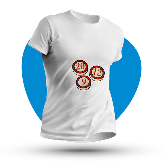 Maglia mezza manica "i numeri della tombola"