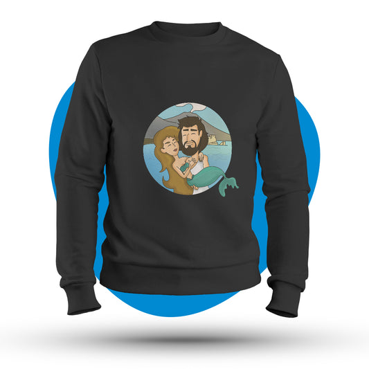 Felpa girocollo "Ulisse e Partenope"