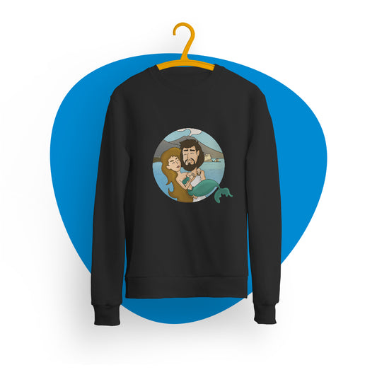 Felpa girocollo "Ulisse e Partenope"